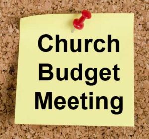 Mount Zion Budget Meeting